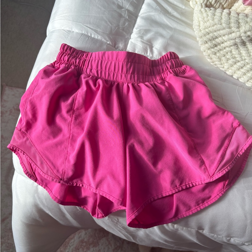 2.5 Inch Sonic pink Size 0 Lululemon
